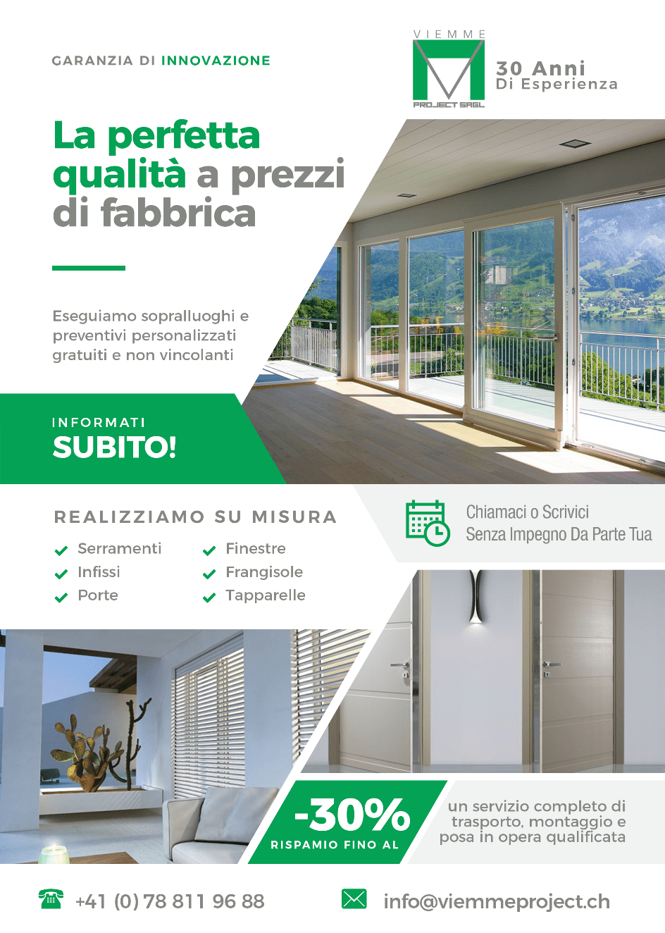 Serramenti in alluminio Lugano