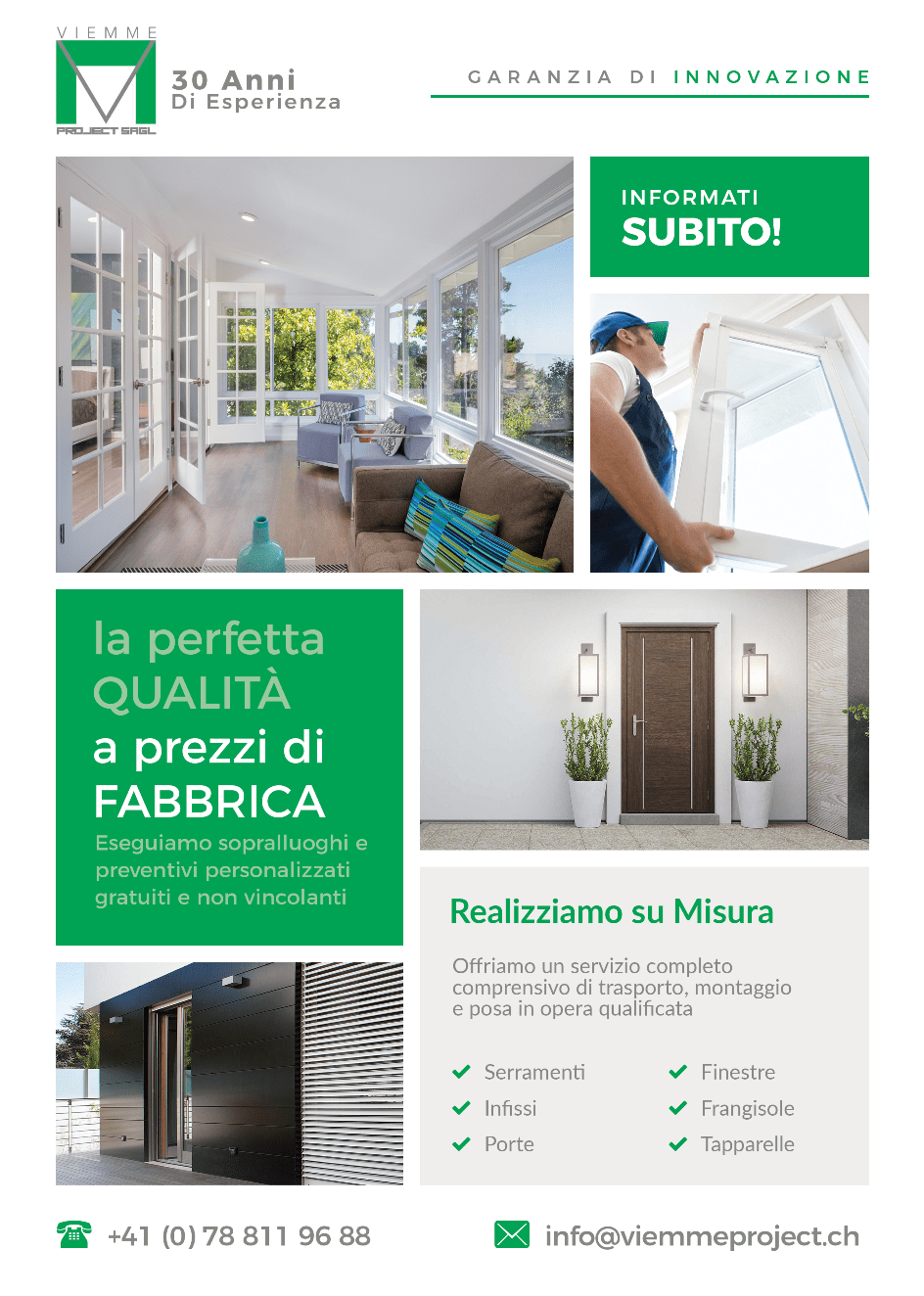 Finestre su misura a Lugano